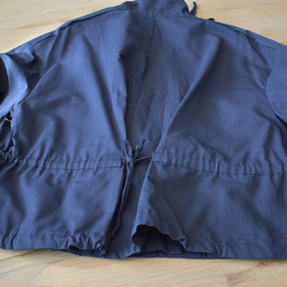 NWT Nordstrom Signature Cotton & Silk Crop Utility Jacket - Picture 9 of 14